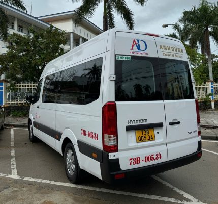 Thuê xe 16 chỗ Quảng Bình uy tín, giá tốt 2026